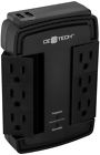 Hdc600wsu Ce Tech Usb Surge Swivel Wall Tap Black 0649532617609