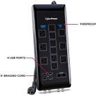 Ht1206uc2rc1 Cyberpower Surge Protector Indoor Resettable Circuit Breaker 0649532621033