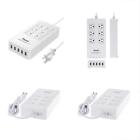 Idpsos6a5uwh Idsonix Surge Protector Power Strip With Usb Ports 6923669704741