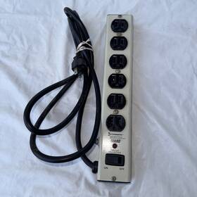 Eg12t Intermatic Electric Vntg Metal Power Strip Heavy Duty Guard 6 Outlet 15 Amp 125v