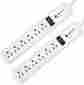 Ivr71653 Innovera Surge Protector 6 Outlets Cord 1080 Joules 2 Pk.innovera