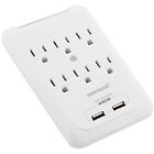 La 6-outlet Surge Protector Wall 606719353422