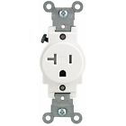 R52-t5020-0ws Leviton Amp Power White Outlet Tamper Single Mfg Resistant 20