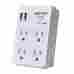 Lysb01cgh3o9s-cmptraccs Bestten Multifunctional Wall Outlet Surge Protector 4 Outlets And 2 Usb 769700885453