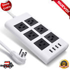 Mej-9999942 Regleta De Enchufes Protector Contra Sobretensiones Salida Puerto Usb Carga Mej-9999942 Regleta De Enchufes Protector Contra Sobretensiones Salida Puerto Usb Carga