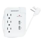 Mi-wc333-199 Merkury Innovations Travel Charger Surge Protector Indoor Cord 844702048638