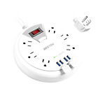 Mrj6008 Bestek Power Strip 6-outlet 6950334947448