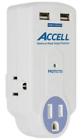 N-a Accell 3-outlet Travel Surge 080050303658