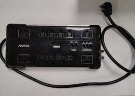 S9pc2rbwn Noma 12-outlet Performance Series Power Bar Surge Protector Usb Ports
