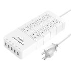 Hpc-8a5u-us-wh Orico Surge Protector Power Strip With Usb Smart Charging Ports Hpc-8a5u-us-wh Orico Surge Protector Power Strip With Usb Smart Charging Ports