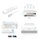 Usp12a4uwhus Orico Outlet Power Strip Surge Protector With Usb 6954301172901