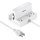 Outlet Power Strip Surge Protector Poweradd 3 Desktop 2 Usb Ports Lightningproof 747180919905