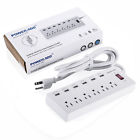 Outlet Socket Power Strip Port Unbranded Generic 2 4 Usb Charging 5ft With Surge Protector Lightningproof 763769798464
