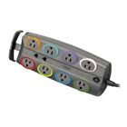 Kmw62691 Outlets 8 Gray Socket Cord Kensington Adapter 3090 8ft. Joules