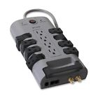 Blkbp11223008 Outlets 12 Protector Joules Ft. Gray 8 4320 Belkin Surge Cord