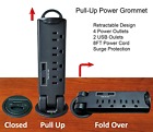 Pdc-sw-4p-2u Electriduct Desktop Pull-up Powertap Grommet