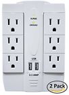 Pdc-swivel-6p-2u-wt-2pk Electriduct 6 Ac Outlet