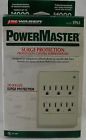Ep63 Power Master Surge Protector 6 Outlet Grounded Wall Adapter 210 Joules New 087067002826