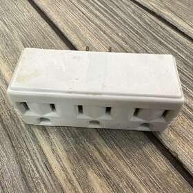 Pt7803bb Powtech Grounded 3 Outlet Triple Ac Wall Plug Power Tap Splitter 3-way Electric Adapter