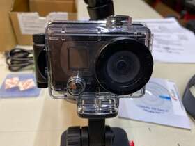6vaa-004gr1005 Pqi Digital Camera Air Cam Waterproof Wireless Card 5mp Hd 1080p Clip Bike Mount