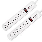71653 Protector Cord 2-pk Innovera 540 Surge 6 Joules Outlets 4ft