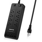 Ps-9025bk Poweradd 4500 Joules 8-outlet