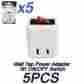 Ps26 Uninex International Lot Of 5 Wall Tap Power Adapter Plug Outlet On Off Switch W O Unplugging Cords