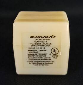 61-2792 Radio Shack Archer Heavy Duty Transient Voltage Spike Surge Protector 120 Vac 15a Vtg - Bb5e