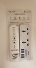 S204 Globe Electric Designer Series Usb Surge Protector Power Strip
