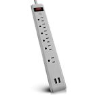 Sa0608wusb-1n Outlet Surge Protector Strip With Usb Ports Nema 0662919098815