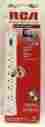 Scp60 Rca Surge Protector 7 Outlets 600 Joules 4 Ft Cord White 079000311157