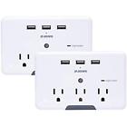 Sk14033us Multi Multioutlets Plug Ac Wall With Usb Charging Port Pack