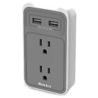 Smd407-03 Huntkey 2-outlet Wall Mount 4897024239365 Smd407-03 Huntkey 2-outlet Wall Mount 4897024239365