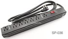 Sp-036 Cablesonline Power Strip With Horizontal Adapter Outlets
