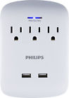 Spp6233wb-37 Philips Usb Surge Protector Tap 889446009552