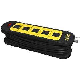 Stanley 31607-1 Standley Fatmax Wrap N Go 5 Outlet Surge Protector With 12-foot Cord