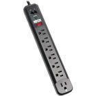 Tlp76rbtel Suppress. 7outlets Surge 1.80 Lite 5 Tripp Protect 15r 7xnema