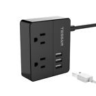 Tessan-osp-2a3u-us Tessan Portable Outlet Travel Power Strip With Usb Ports Charging