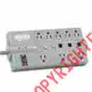 Tlp-808teltv Tlp808teltv Tripp Lite Surge Suppressor 8 Outlets Ft Cord 2160 Joules Dark Gray