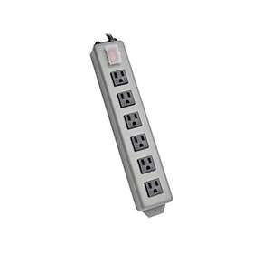 5-15p Tripp Lite 690143469002 6 Outlet Waber Industrial Power Strip 6ft Cord With Plug 6s