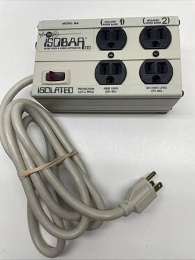400n-g Tripp Lite N330 Isobar Noise Filter And Surge Suppressor Model Ib 4 Used A/16