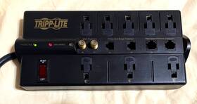 Tlp810et Tripp Lite Used Tripp-lite Surge Protector 8 Outlet Model Number Tlp810et Tripp Lite Used Tripp-lite Surge Protector 8 Outlet Model Number