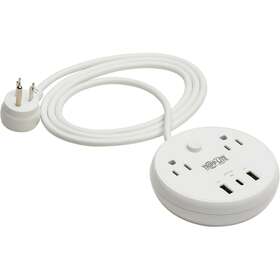 Tlp28pd57wcam Tripplite 037332274908 Tripp Lite Safe-it 57w 2-outlet Surge Protector - 5-15r Outlets 3 Usb Ports 8