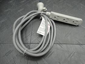 575324 Tryten Medical Grade Extension Cord Triple Tab 3-outlet Power Strip Gray 575324 Tryten Medical Grade Extension Cord Triple Tab 3-outlet Power Strip Gray