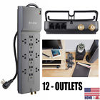 Tvqy8uqgun General Outlet Surge Protector Power Strip Inch Cord Computer Max