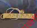 Un-106 Uan 220v Power Strip 6 Outlets European Cord Plug 220 240 Volt 3500 Watt