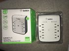 Unbranded New Surge Plus 6 Outlet Wall Mount Protector Dual Usb Ports 2.1 Amp 10 W 745883690619