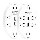 Usw-2u6a-0a-2pk Bestten 2 Pack 6-outlet Wall