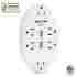 Usw-2u6a-0a Bestten 6 Outlet Socket Wall Mount Surge Protector With Dual Usb 3.1a Port 703194501345 Usw-2u6a-0a Bestten 6 Outlet Socket Wall Mount Surge Protector With Dual Usb 3.1a Port 703194501345