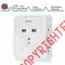 Usw-2u6a-0c1 Bestten Wall Mount Surge Protector With 2.1a Dual Usb Charging Ports 6 Ac Out 769700885002 Usw-2u6a-0c1 Bestten Wall Mount Surge Protector With 2.1a Dual Usb Charging Ports 6 Ac Out 769700885002